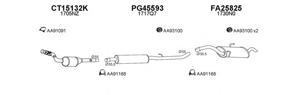 VENEPORTE 450704 Exhaust System